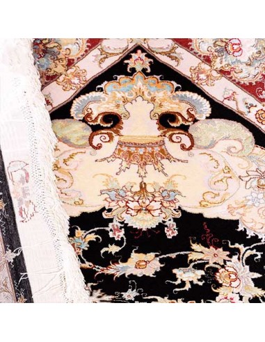 Tabriz Hand-woven Carpet With Khatibi Pattern Rc-107 back view