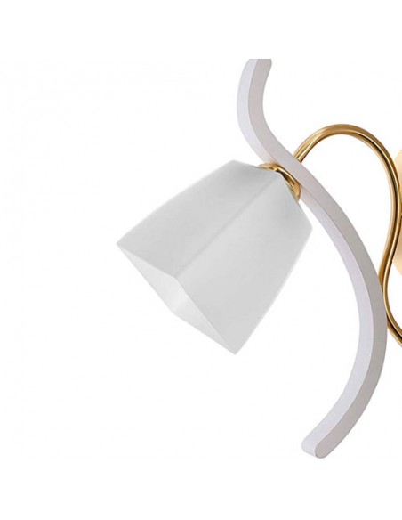 Golden and white Wall Sconce Light