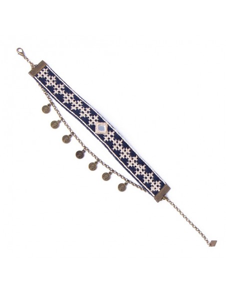 Iranian needlework|handmade jewelry|needlework anklet Iranian needlework|handmade jewelry|needlework anklet