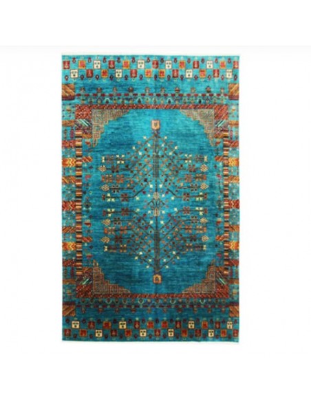 Shiraz hand-woven Gabbeh tree pattern Rc-110 full view