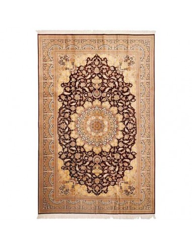 All silk hand-woven carpet Rc-112 full view