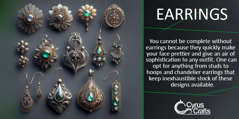 Handmade earrings - meenakari earrings