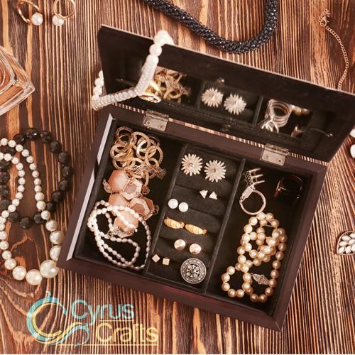 box of jewelry as a gift