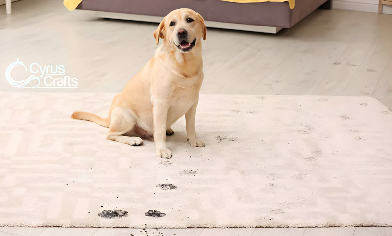 Carpet damage by pets