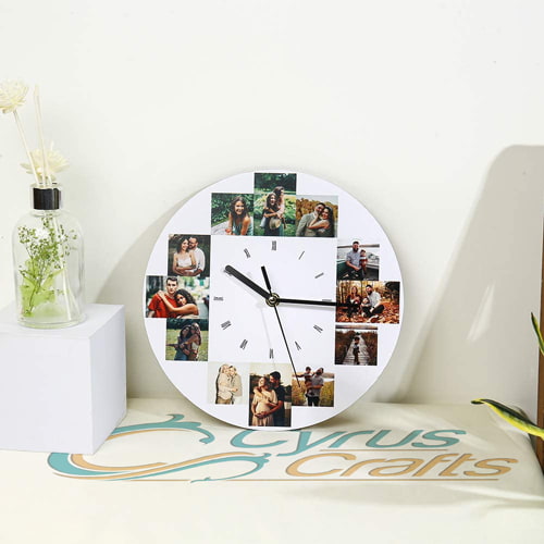 anniversary gifts for wife (custom wall clock)