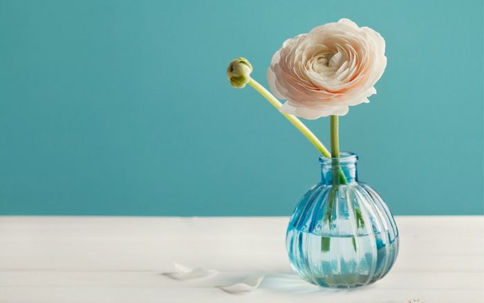 glass bud vase