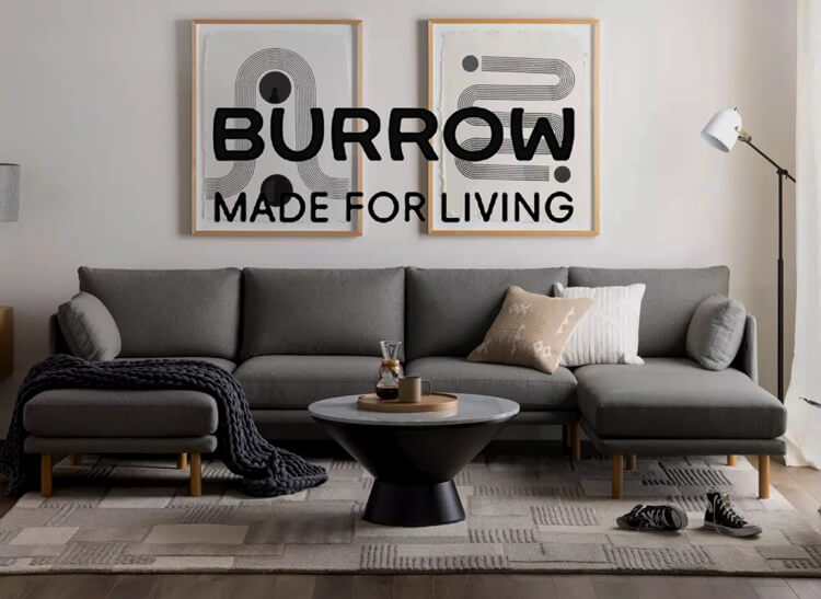 burrow field sofa collection