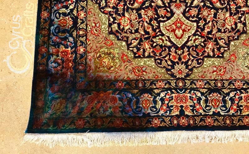 Persian carpet color run 