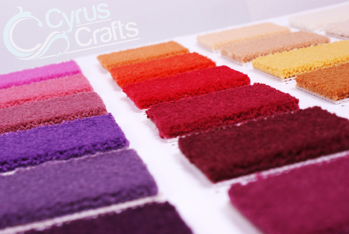 dyeing a carpet