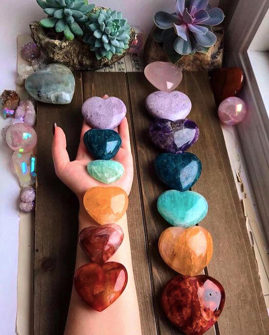 meditation with chakra stones