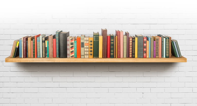 corner bookshelves