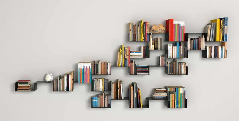 creative bookshelf