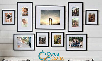 family photo wall