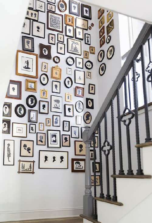 gallery wall for staircase