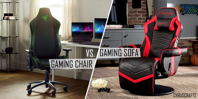 Gaming sofa versus Gaming chair