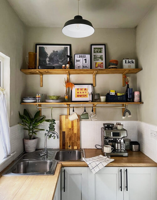 kitchen shelves design