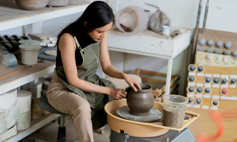 pottery wheel