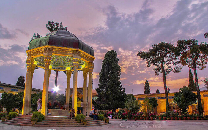 tomb of Hafiz in Shiraz