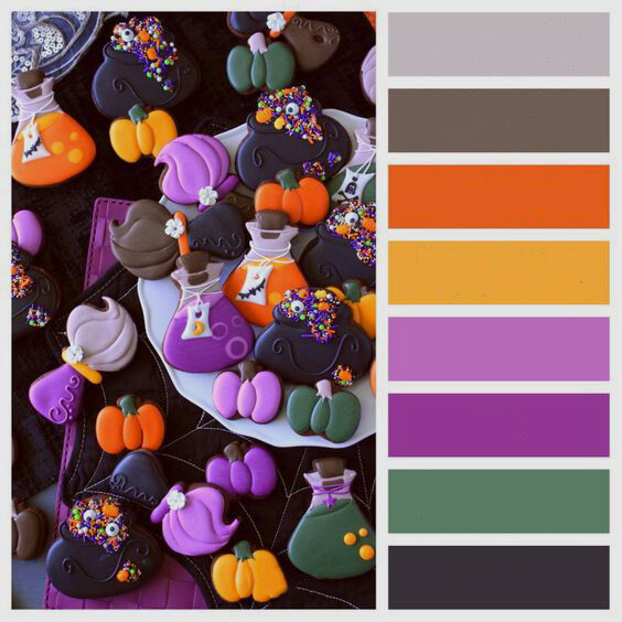 halloween colors