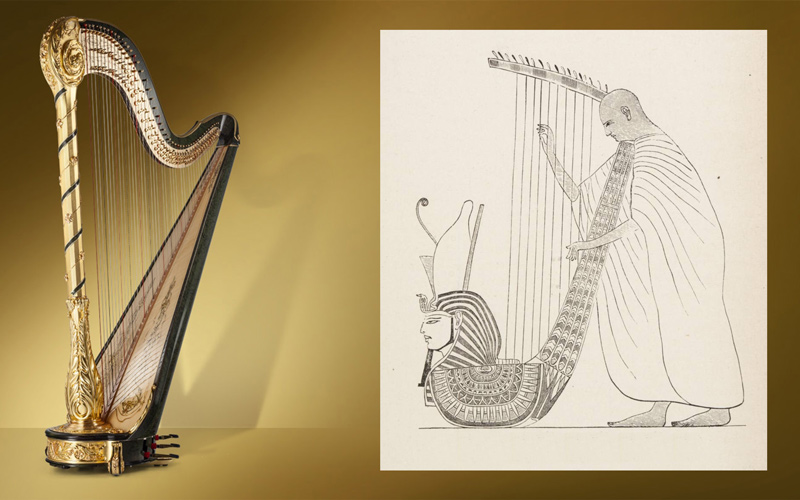 Harp Instrument Origin, Structure, Strings, Types & Price