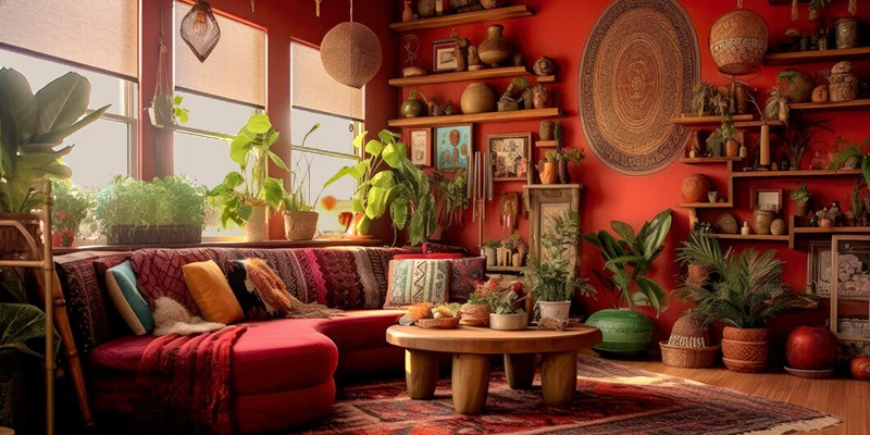 warm colors for the living room