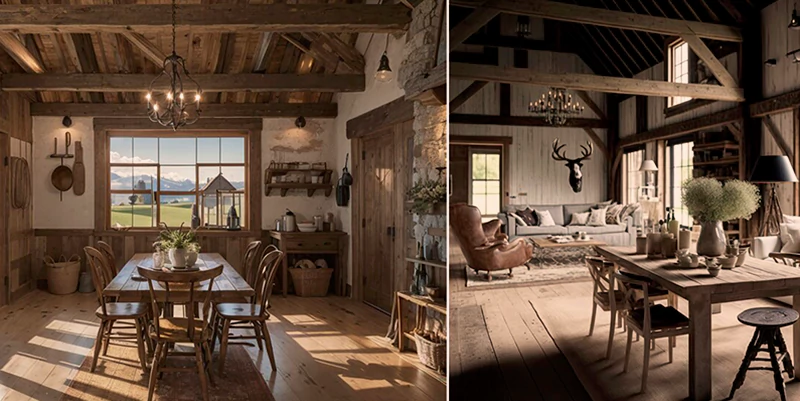 Farmhouse interior design