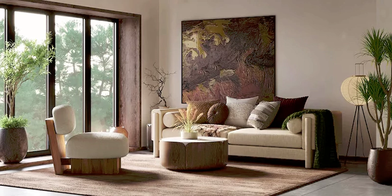 Organic Modern style interiors