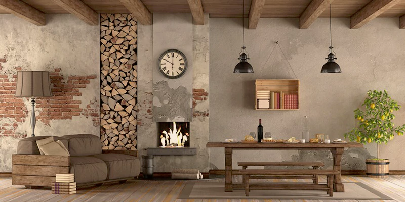 Rustic interior design