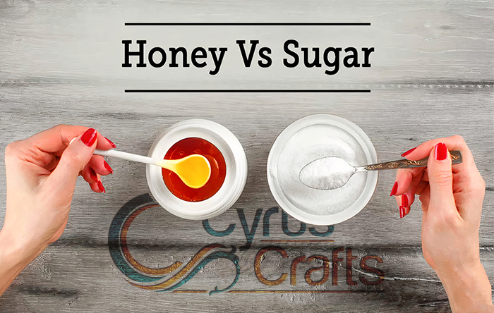 sugar vs honey
