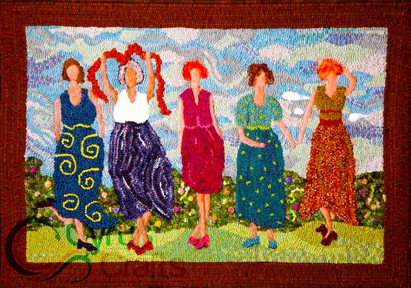 rug hooking wool