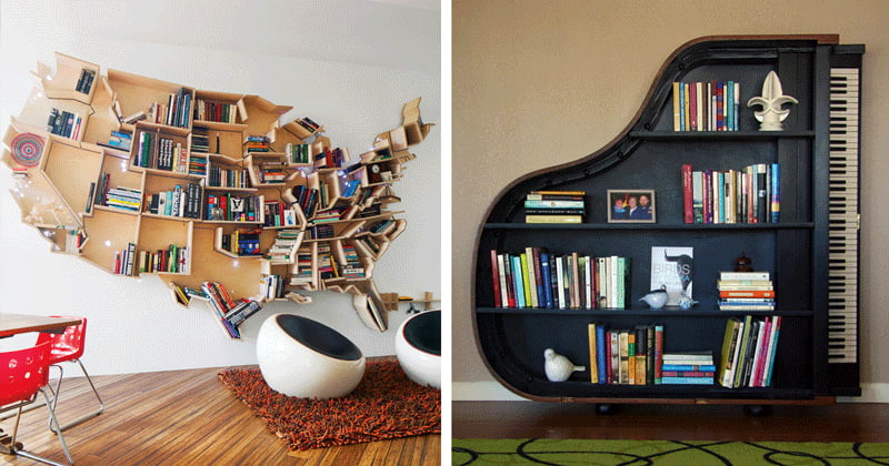 creative bookshelf