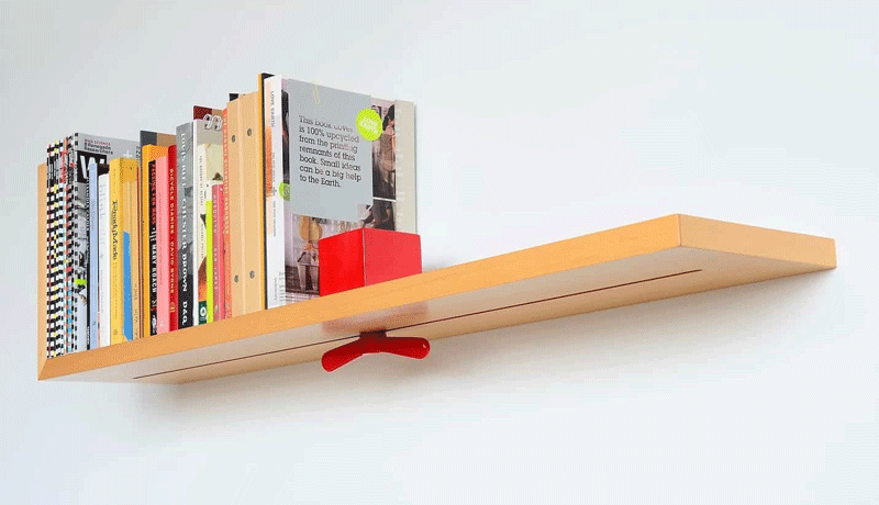 fix a bookshelf on wall