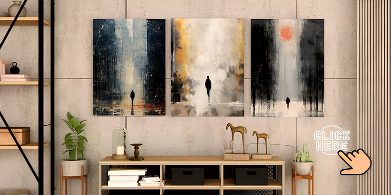 abstract wall art painting