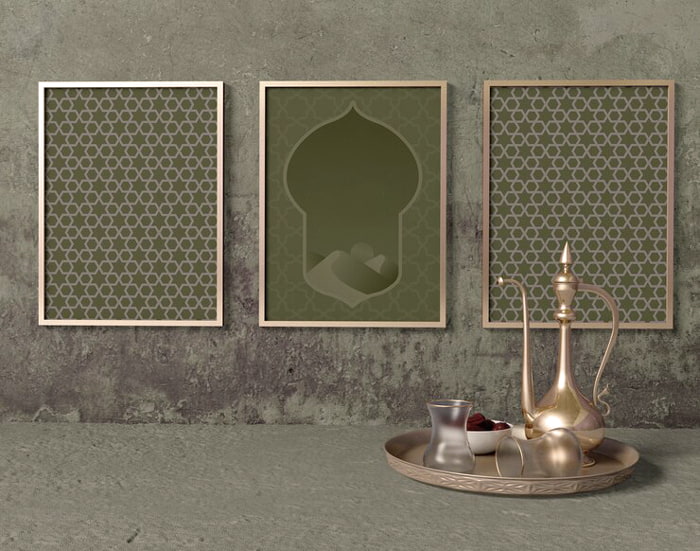 Islamic wall art for living room