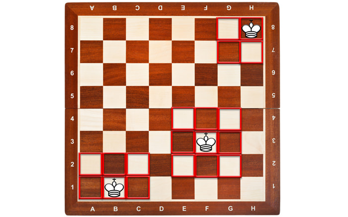 example of  king move in chess