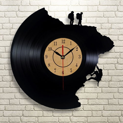 black large wall clock