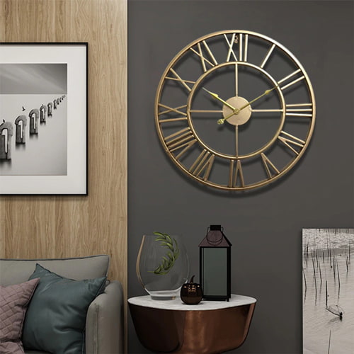 wooden wall clock large