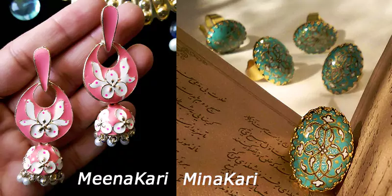 Meenakari vs Minakari