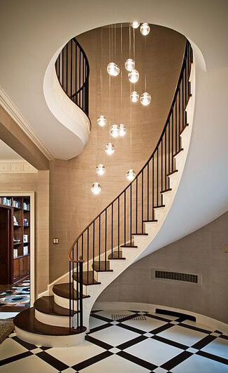 modern spiral staircase