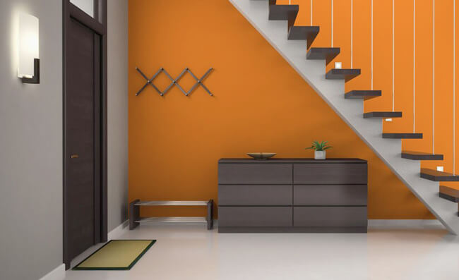 modern stair case