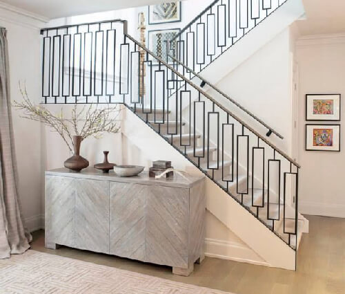 modern stair railing