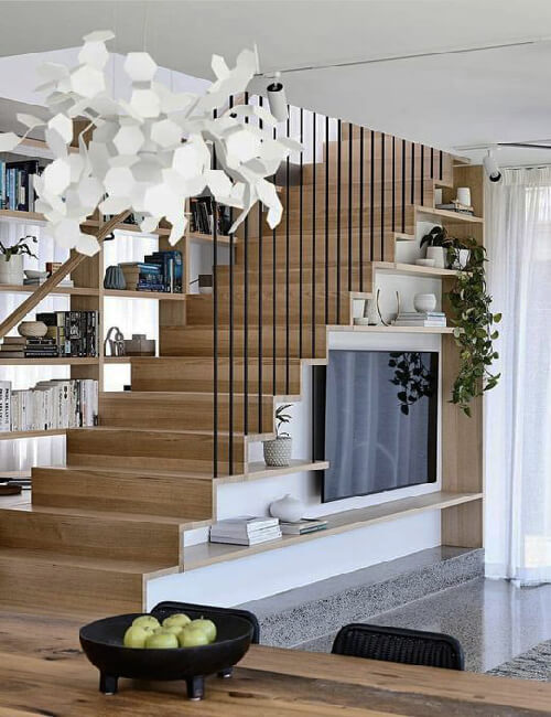 wooden stairs design