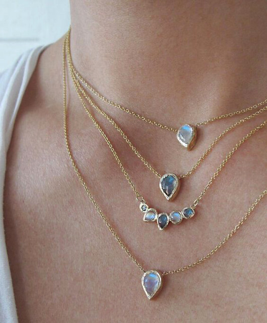 moonstone necklaces