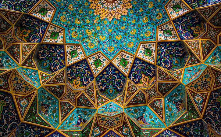 persian blue in interior design