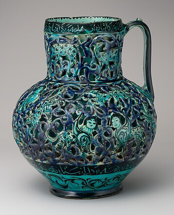 persian blue pottery