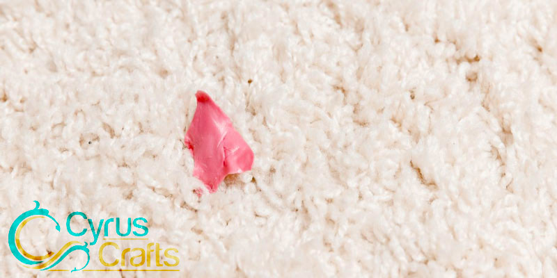 chewing gum stain removing