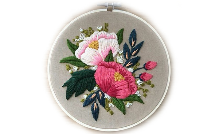 rose embroidery