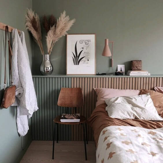 brown bedroom