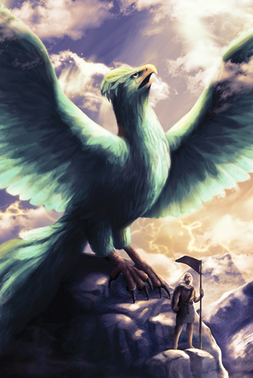 simurgh the mythical bird