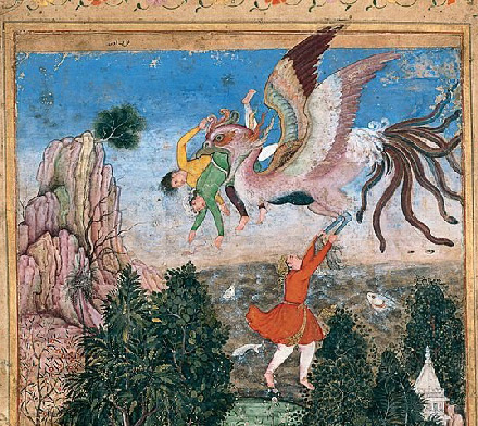 simurgh in ancient persian books